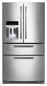 Maytag 4-Door Dispenser Stainless Steel French D...